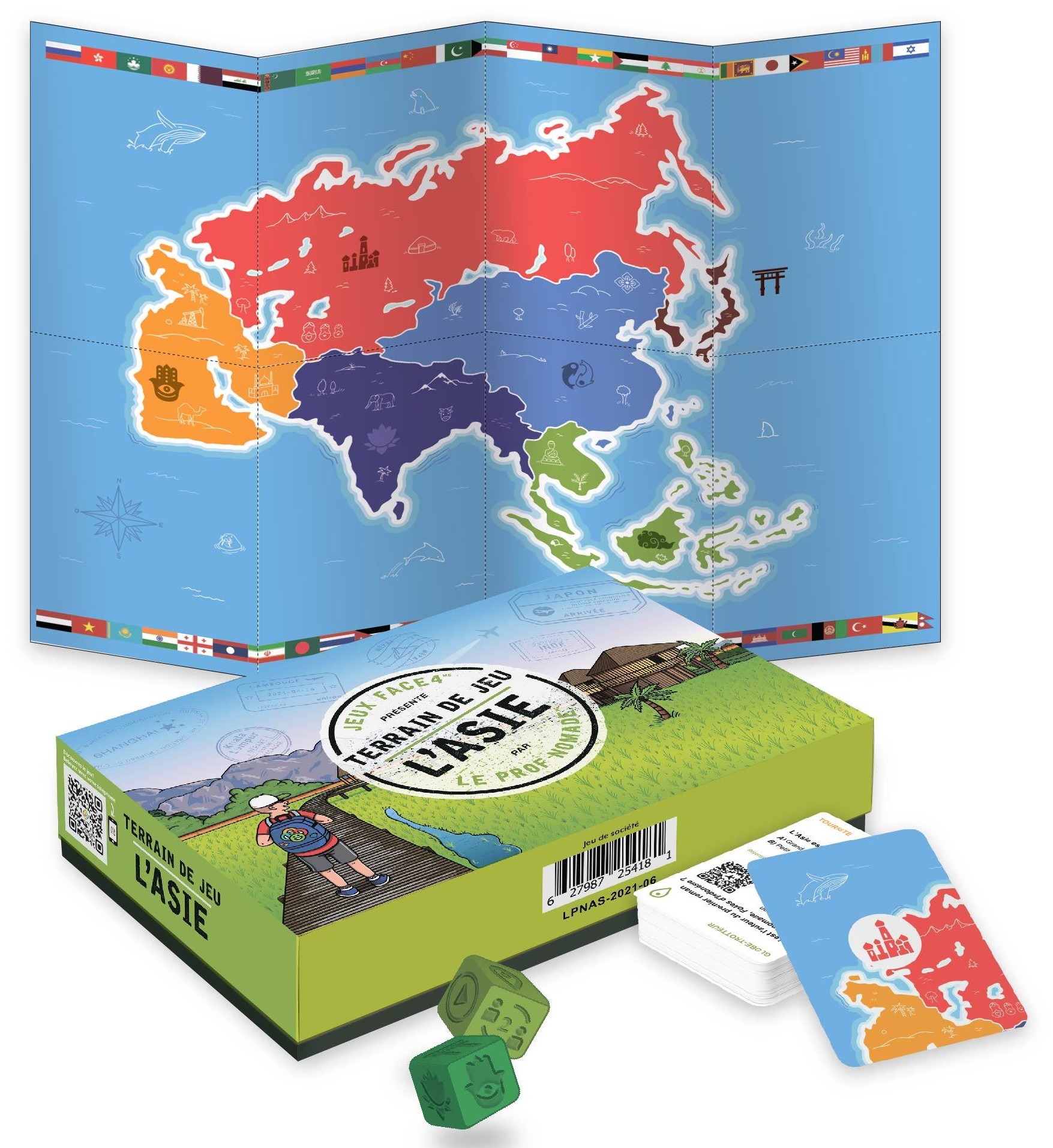 Boîte du jeu Terrain de jeu: l'Asie