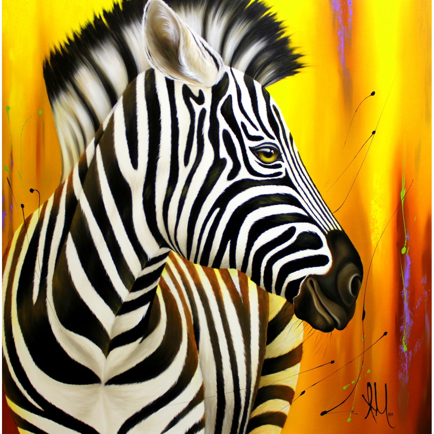Broderie de Diamants – Leo (50 x 50)
