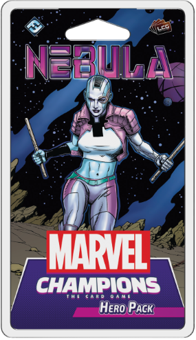 Boîte du jeu Marvel Champions- Le Jeu de Cartes: Nebula (ext)