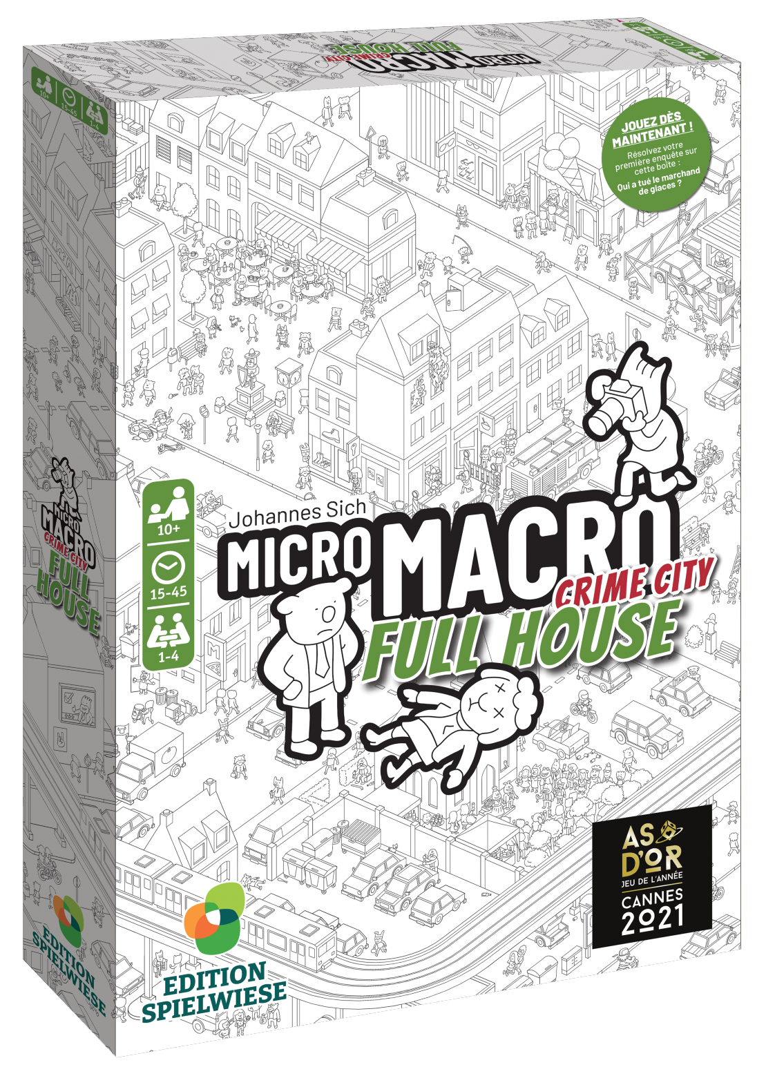 Boîte du jeu MicroMacro - Full House (VF)