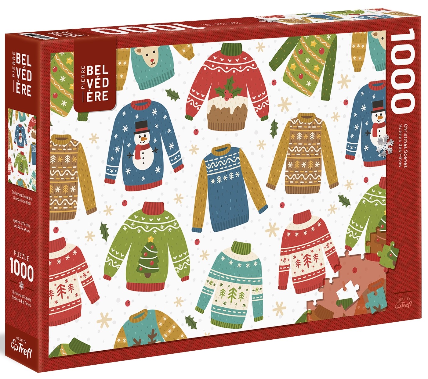 Chandail de Noël (1000 pièces) – Pierre Belvédère – Trefl
