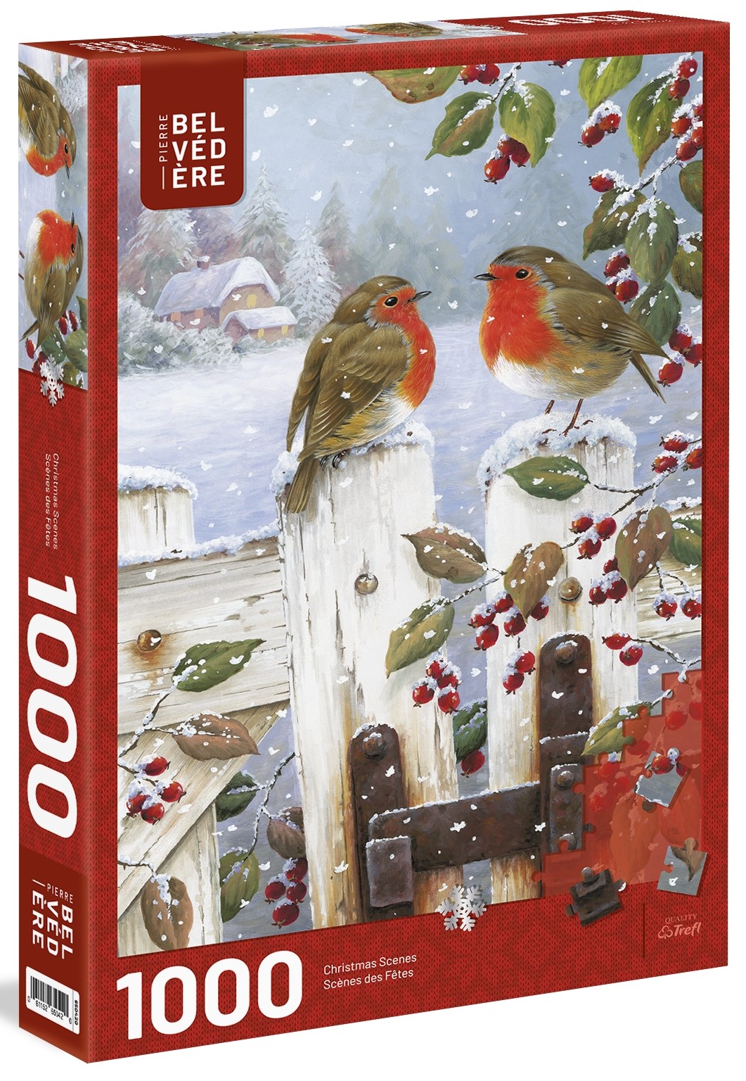 Boîte du casse-tête Charmants Oiseaux (1000 pièces) - Pierre Belvédère - Trefl