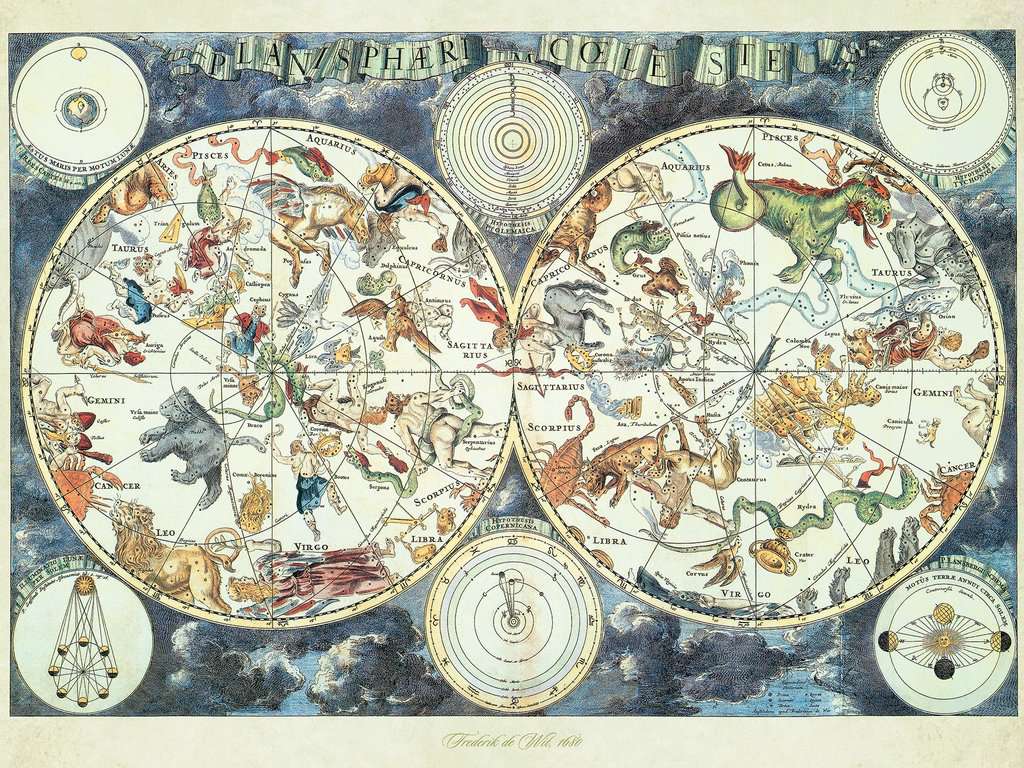 Boîte du casse-tête Mappemonde des animaux fantastiques (1500 pièces) - Ravensburger