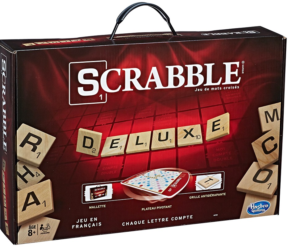 Boîte du jeu Scrabble - Édition Deluxe (VF)