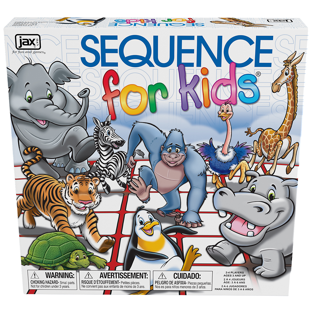 Boîte du jeu Sequence - Pour Enfants trilingue