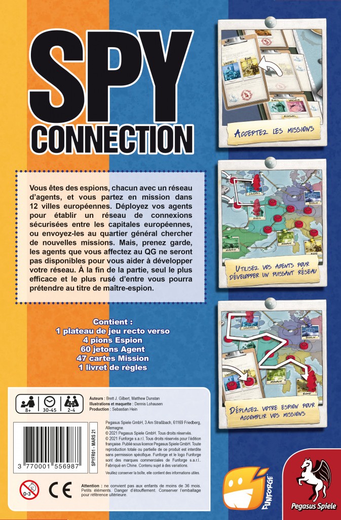 Présentation du jeu Spy Connection (VF)