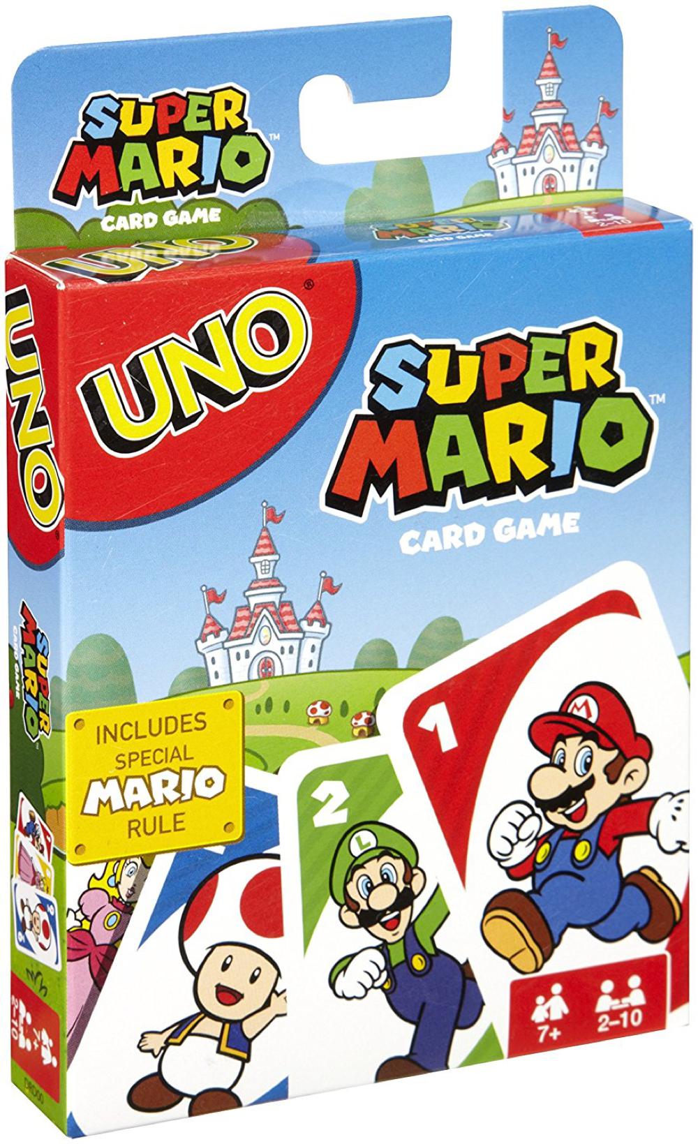 Boîte du jeu Uno - Mario Bros