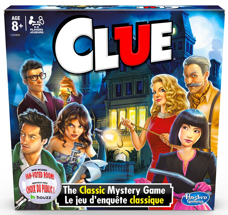 Boîte du jeu Clue - Le jeu d'enquête Classique - Nouvelle Version