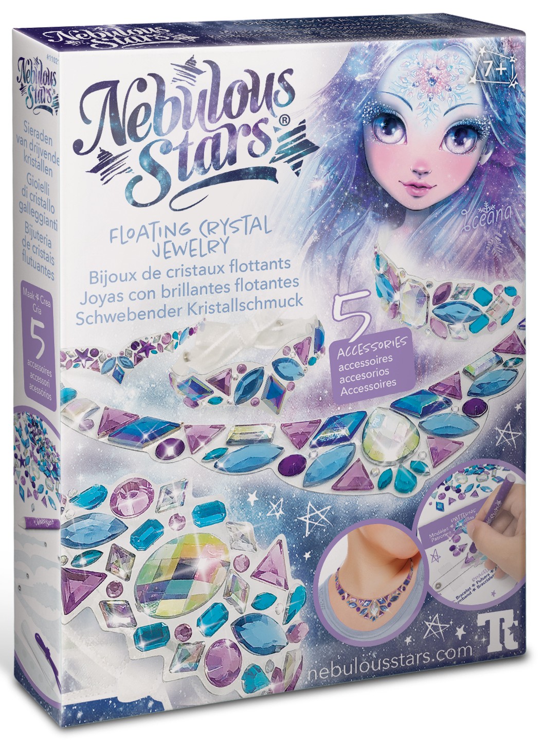 Boîte du bricolage Nebulous Stars - Bijoux de cristaux flottants