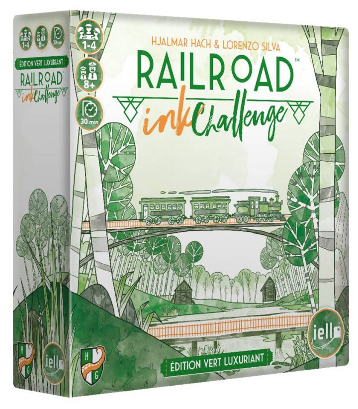 Boîte du jeu Railroad Ink Challenge - Vert Luxuriant (VF)