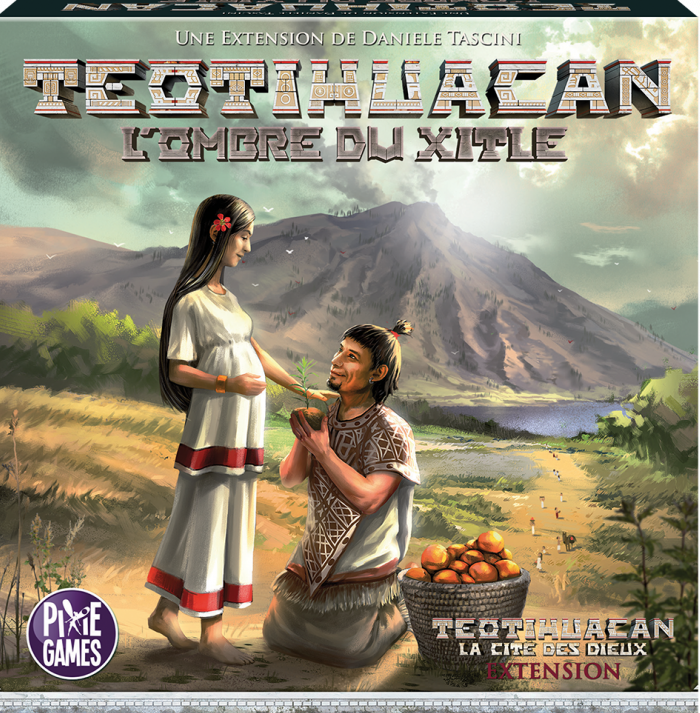 Boîte du jeu Teotihuacan - L'ombre du Xitle (ext)