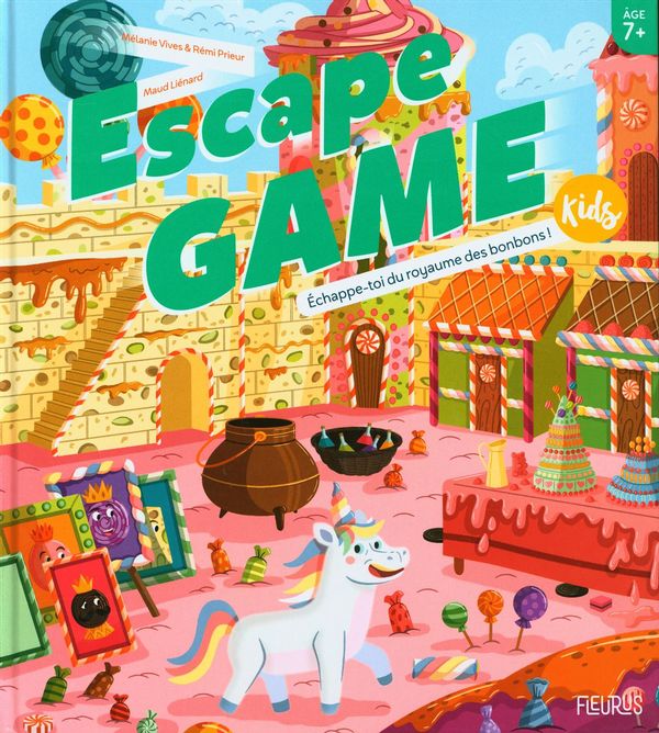 Boîte du jeu Escape Game Junior : Échappe-toi du royaume des bonbons!
