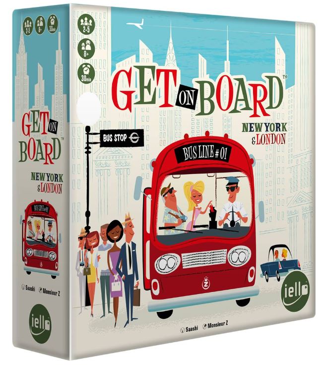 Boîte du jeu Get On Board - New York & London (VF)