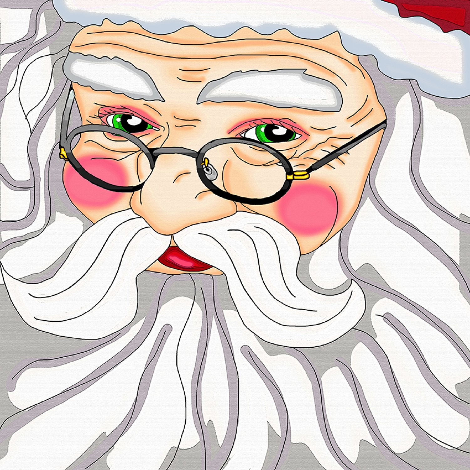 Broderie de Diamants – Papa Noël (30 x 30)
