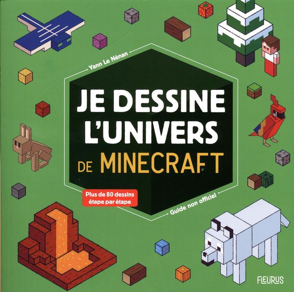 Boîte du jeu Je dessine l'univers de Minecraft - Guide non officiel