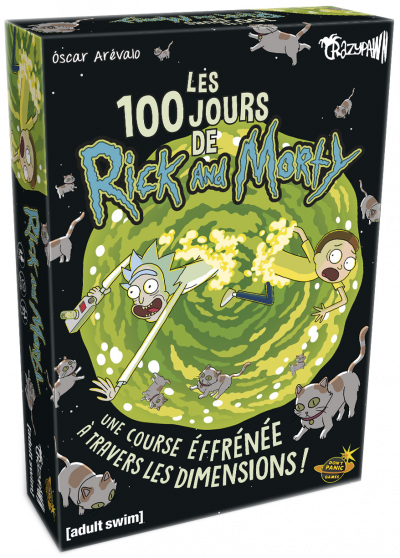 Boîte du jeu Les 100 jours de Rick and Morty