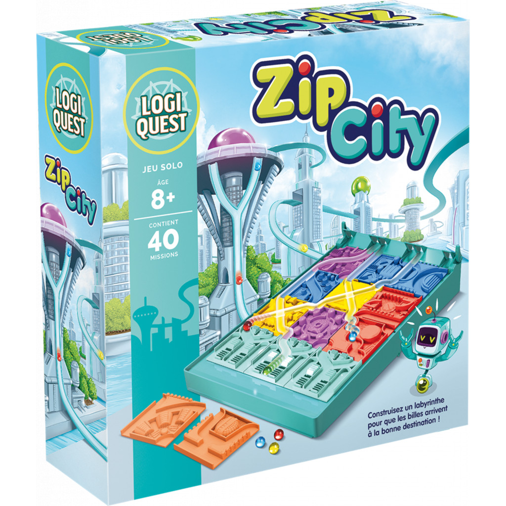 Boîte du jeu Logiquest - Zip City (VF)