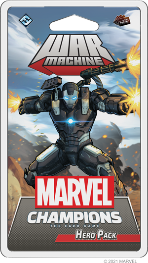 Boîte du jeu Marvel Champions- Le Jeu de Cartes: War Machine (ext)