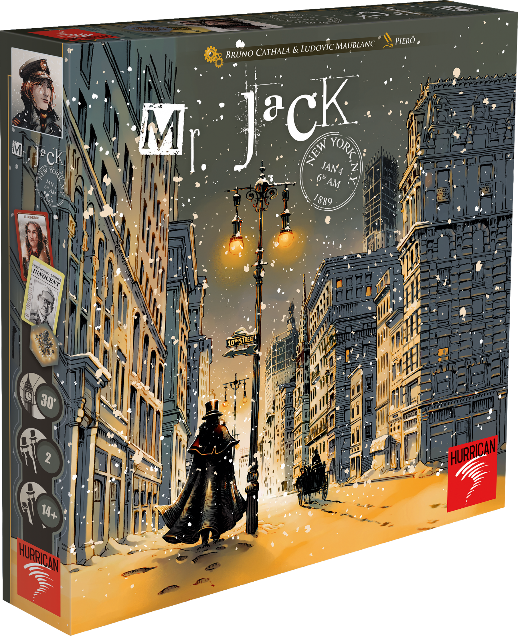 Boîte du jeu Mr. Jack - New York Square (VF)