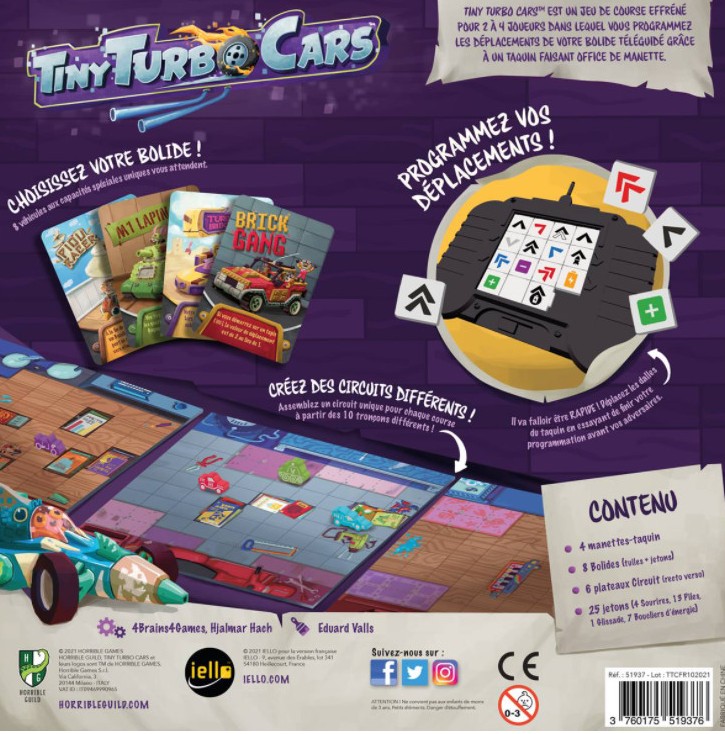 Présentation du jeu Tiny Turbo Cars (VF)