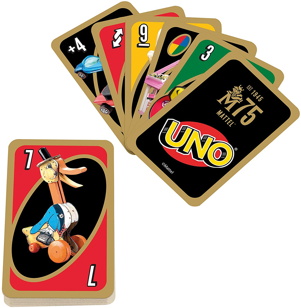 Présentation du jeu Uno - 75e anniversaire