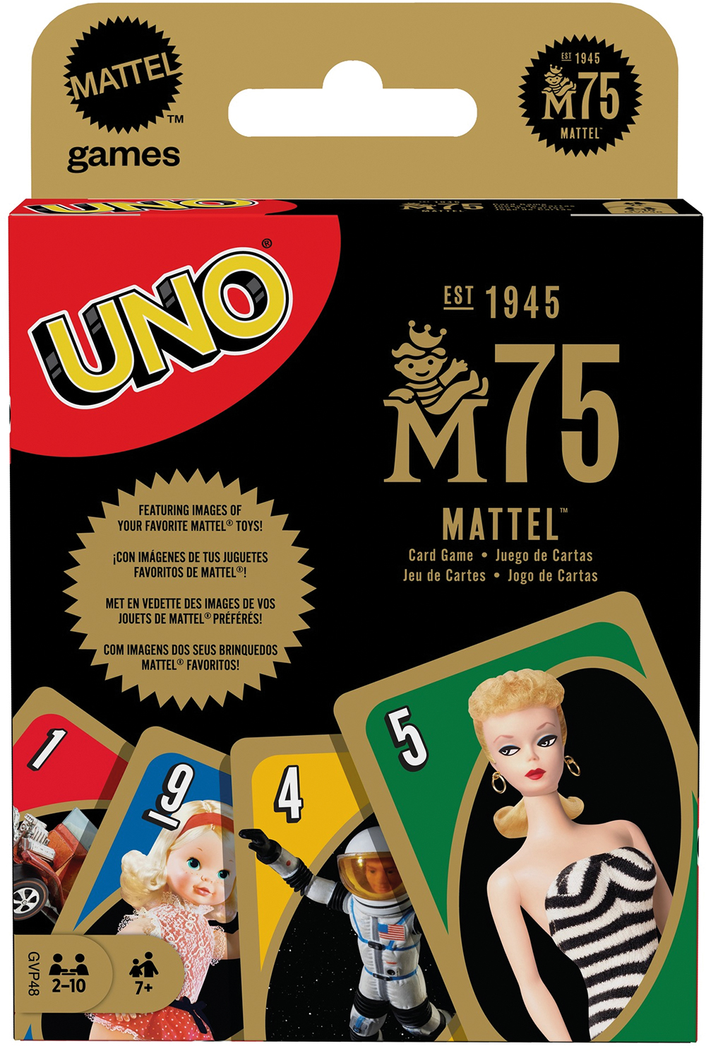 Boîte du jeu Uno - 75e anniversaire