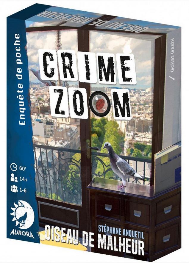 Boîte du jeu Crime Zoom - Oiseau de Malheur