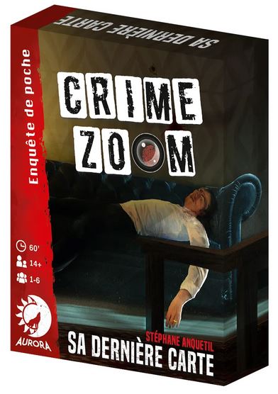 Boîte du jeu Crime Zoom - Sa dernière carte