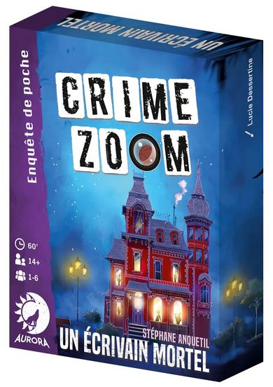Boîte du jeu Crime Zoom - Un écrivain mortel