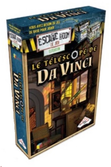 Boîte du jeu Escape Room: Le Jeu - Le Télescope de Da Vinci (ext)