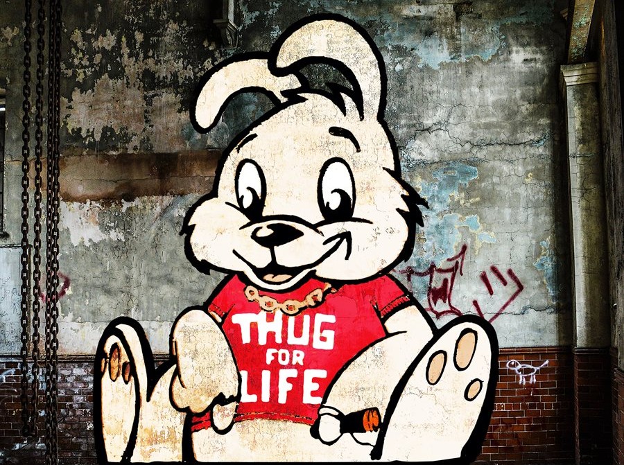 Boîte du casse-tête Thug for Life Bunny (1000 pièces) - Urban Art