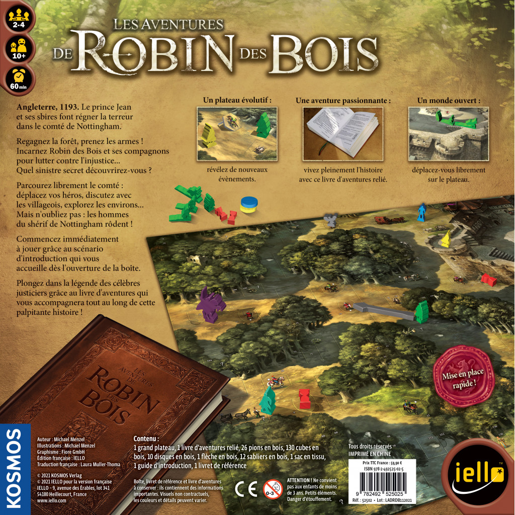 Présentation du jeu Les Aventures de Robin des Bois