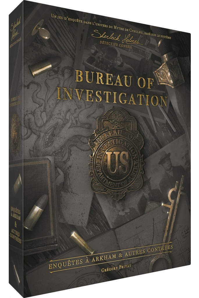 Boîte du jeu Sherlock Holmes Détective Conseil - Bureau of Investigation