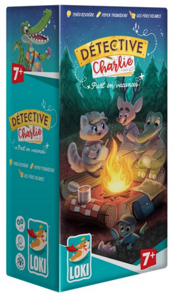 Boîte du jeu Detective Charlie - Part en vacances