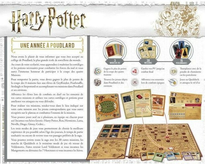 Présentation du jeu Harry Potter - Une année à Poudlard