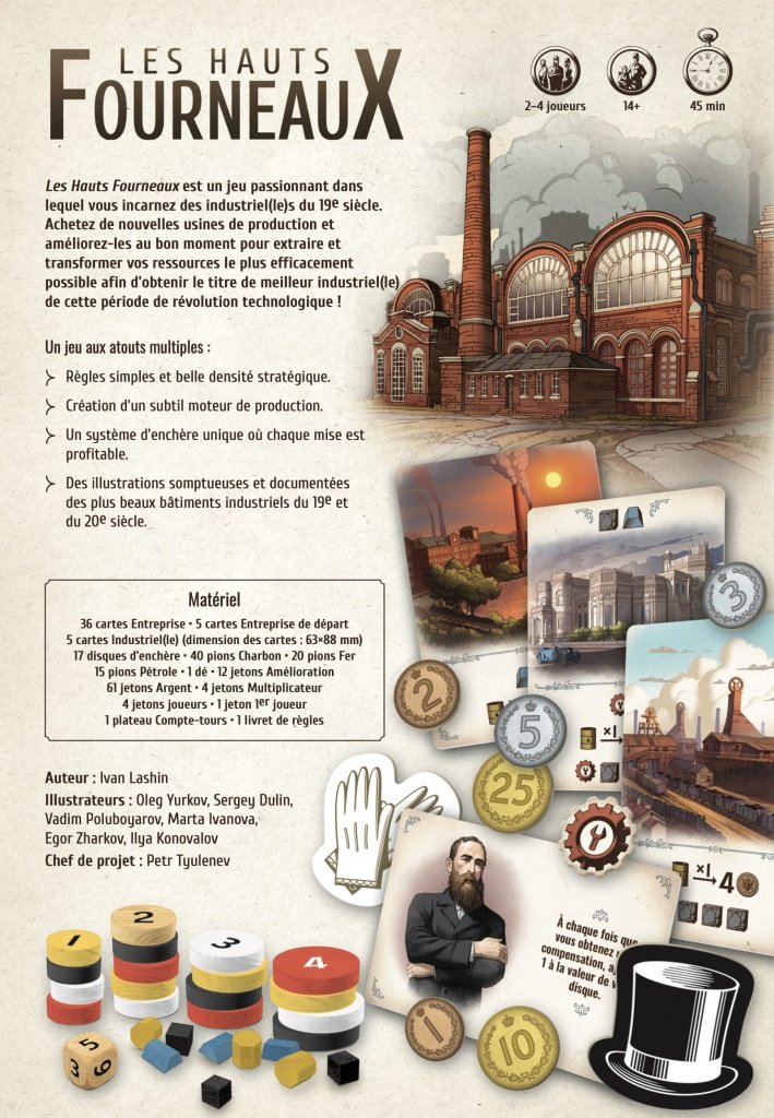 Présentation du jeu Les Hauts Fourneaux