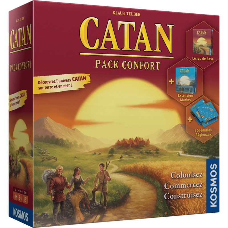 Boîte du jeu Catan: Pack Confort (VF)