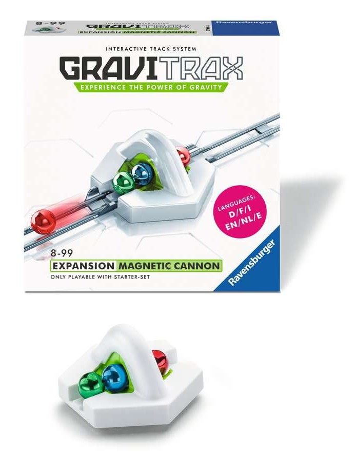 Présentation du jeu GraviTrax - Magnetic Cannon (ext)