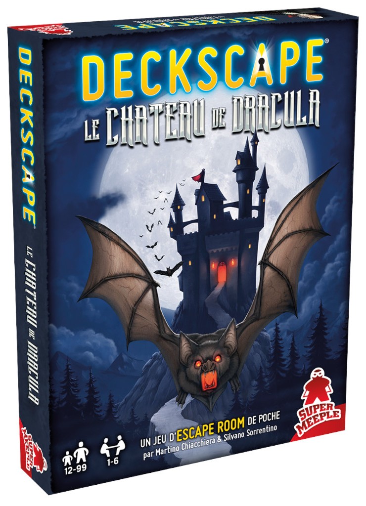Boîte du jeu Deckscape : Le château de Dracula