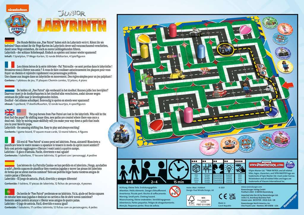 Présentation du jeu Labyrinth - Paw Patrol (ML)