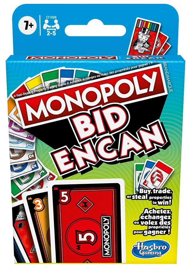 Boîte du jeu Jeu de Cartes Monopoly Encan (ML)