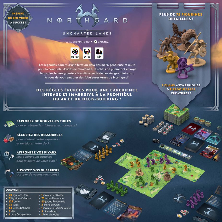 Présentation du jeu Northgard - Uncharted Lands (VF)