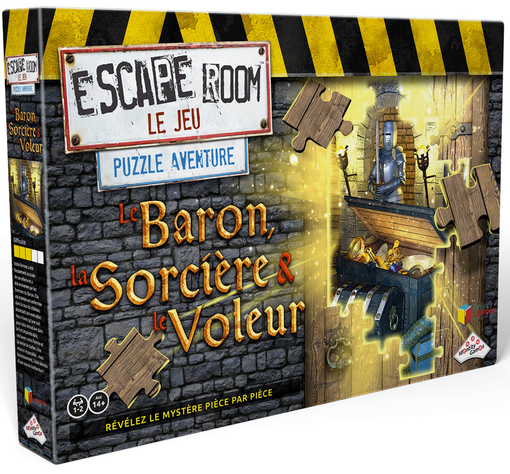 Boîte du jeu Puzzle Aventure - Escape Room: Le Baron, la Sorcière & le Voleur