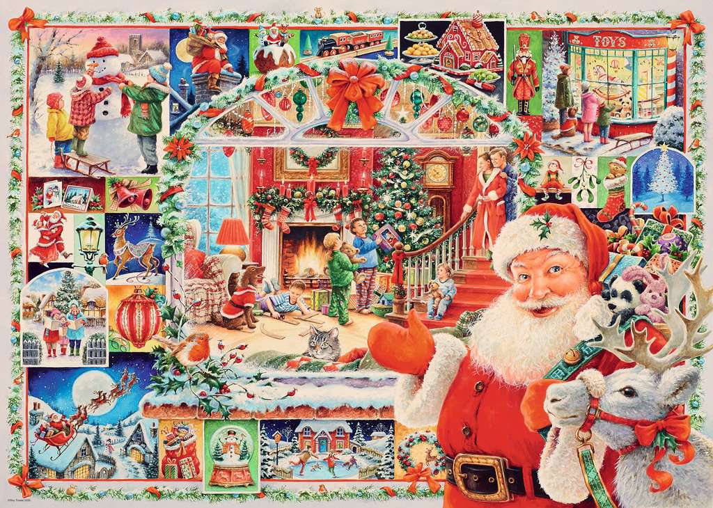 Boîte du casse-tête Noël Approche (1000 pièces) - Ravensburger