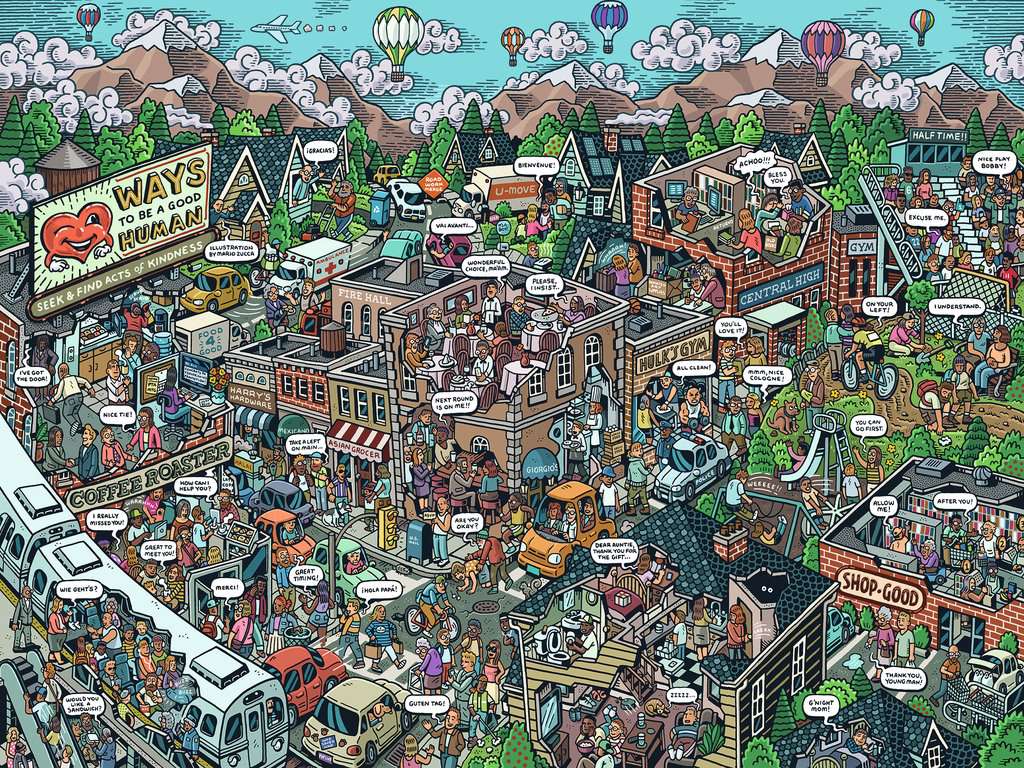 Actes de Gentillesse (750 pièces Large) – Ravensburger