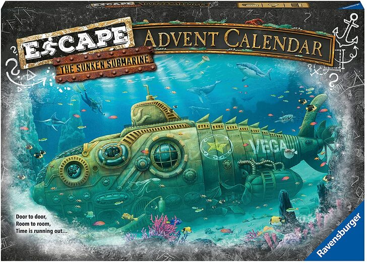 Boîte du jeu Escape - Calendrier de l'avent sous-marin - Ravensburger
