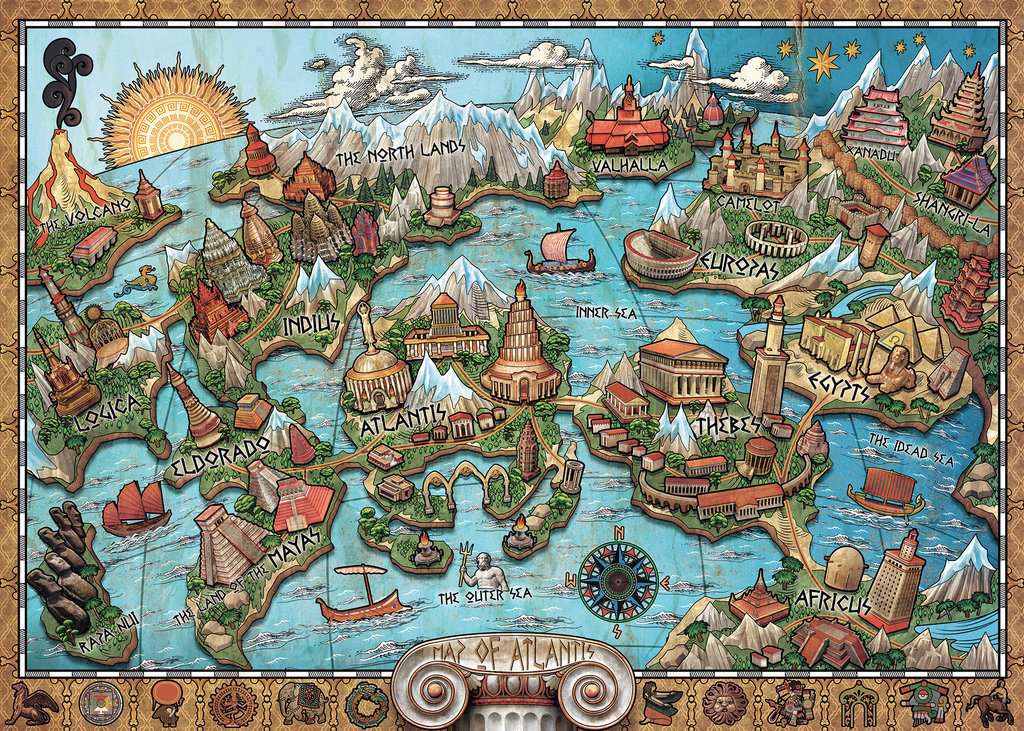 La mystérieuse Atlantis (1000 pièces) – Ravensburger
