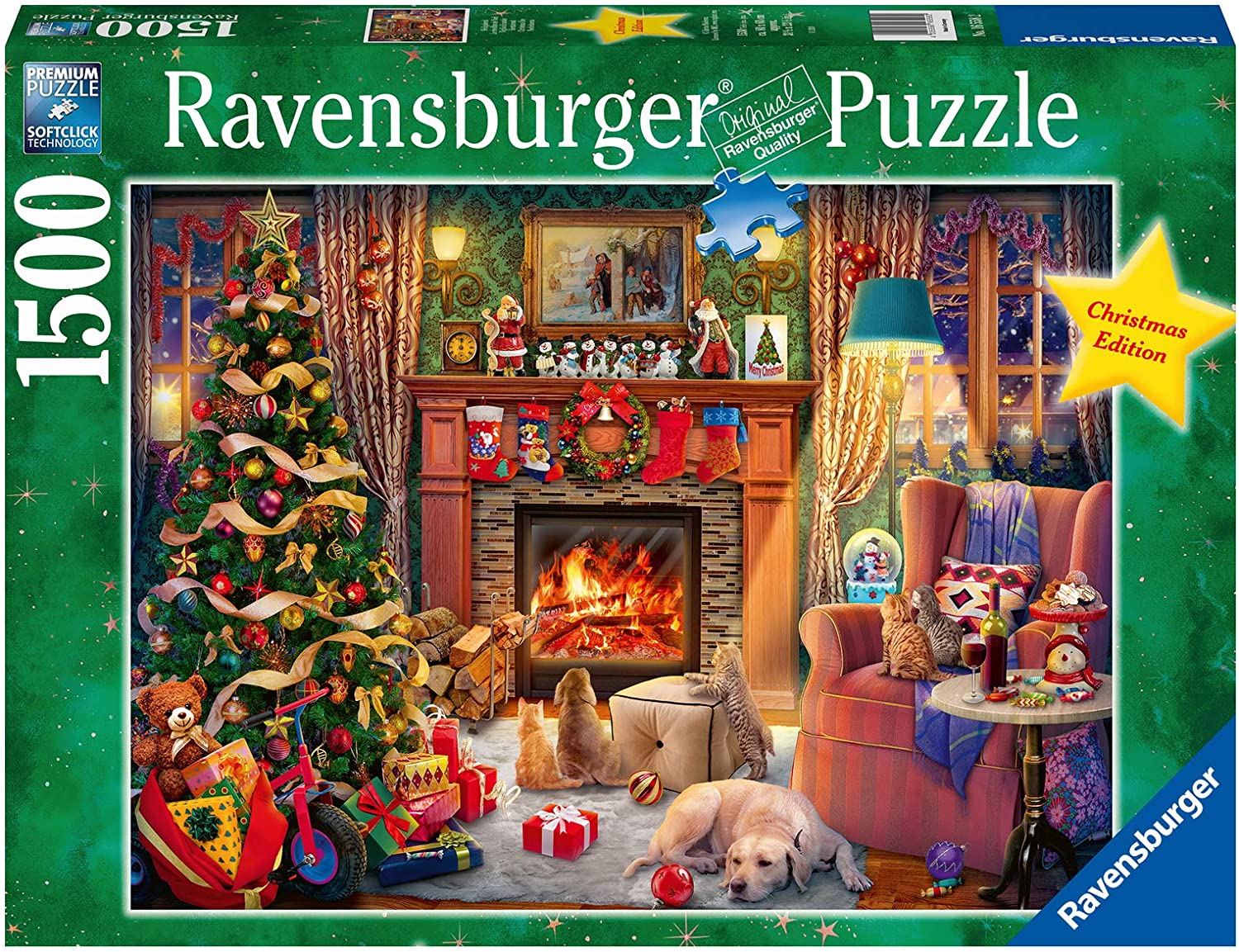 Boîte du casse-tête La veille de Noël (1500 pièces) - Ravensburger