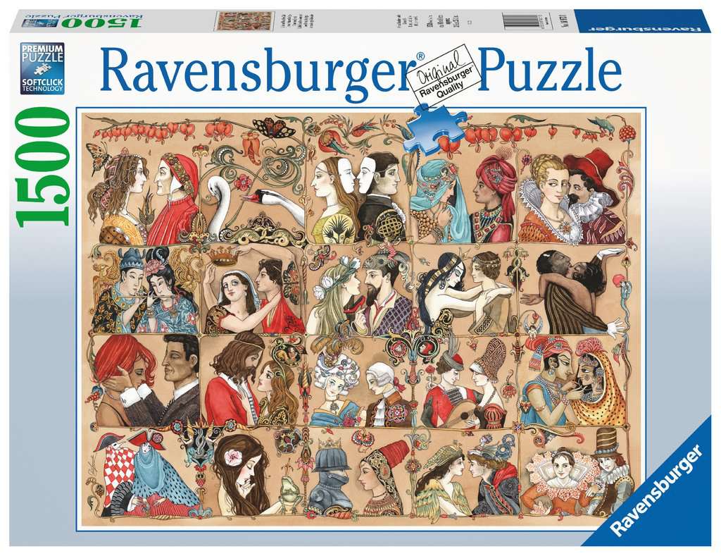 Boîte du casse-tête L'Amour a Travers le Temps (1500 pièces) - Ravensburger