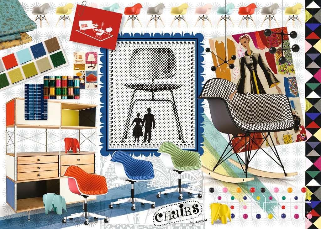 Boîte du casse-tête Le Design Spectrum par Eames (1000 pièces) - Ravensburger